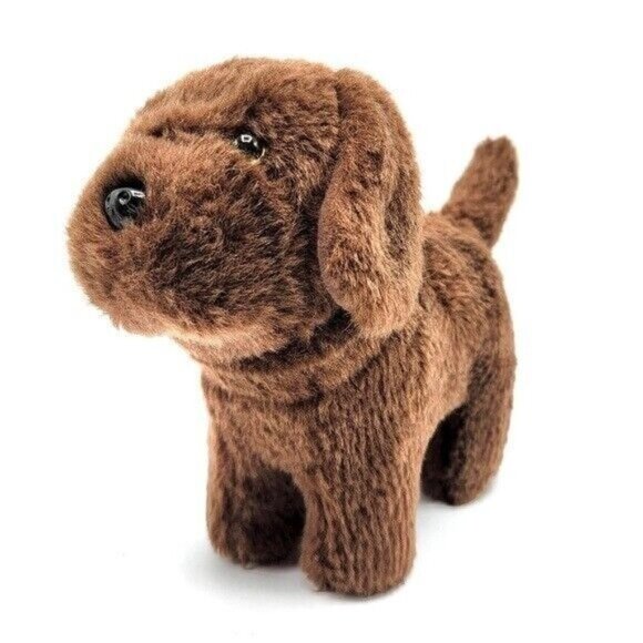 American Girl Pet Chocolate Chip Lab Retriever Dog Plush Brown 7" 2011 T6595 - Picture 1 of 11
